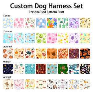 Tali kekang anjing mewah dengan tas kotoran Dispenser personalisasi genggang <span class=keywords><strong>Tartan</strong></span> anjing memimpin dengan perlengkapan anjing kotak-kotak saling silang - Product Image 4