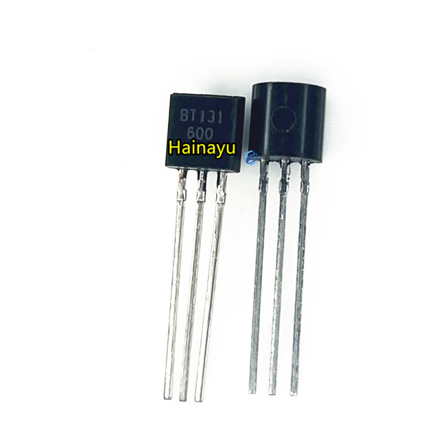 Hainayu integrated chip IC electronic component BT131-600 TO-92 triac 1A 600V BT131-600E is directly connected to TO-92.