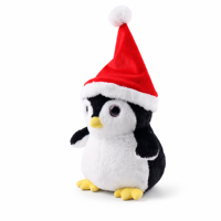Peluche de lapin en spandex, poupée de Noël, jouet en peluche élastique, doux pour la peau, avec un corps pulpeux et un rembourrage granulaire