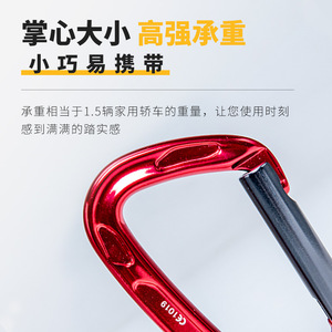 Equipo de Escalada en Roca Kanle Quickdraw de Aleación de Aluminio de 27 cm, Color Rojo - Product Image 5