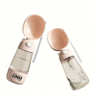 Portable Dog Water Bottle, Outdoor Dispenser and Feeder <b>Cup</b>, Multifunction Leak Proof Pet <b>Drinking</b> Bottle for Promotional Gifts - Product Image 1