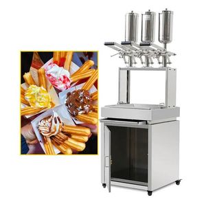 Máquina automática para hacer mini churros, inyectora de crema para donuts, máquina de relleno para pasteles de mantequilla española, máquinas para hacer productos de grano - Product Image 3