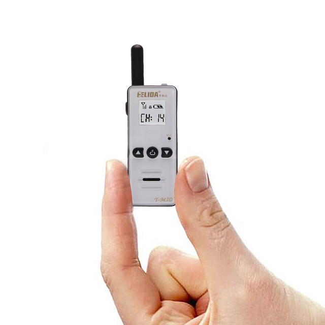 Ham Radio 128 Channels Mini Walkie Talkie Radio for Uhf Handheld Two Way Radio