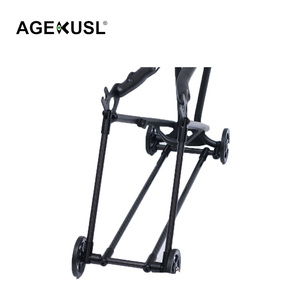 Porte-bagages arrière pour vélo AGEKUSL, porte-bagages facile à installer, en carbone, compatible avec Brrompton 3Sixty Crius Trifold pliable - Product Image 3