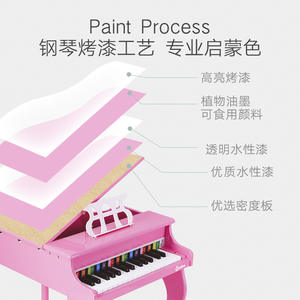 Onshine - Piano de Simulación Educativo de 30 Teclas, Juguete de Madera con Partituras para Niños de 2 a 4 Años, Unisex - Product Image 5