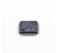 Microcontrolador STM32F103C8T6 de STMicroelectronics, ARM Cortex-M3 de 32 bits, 72MHz, 64KB de Memoria Flash, LQFP-48, para Arduino Blue Pill Board
