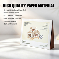 Boîte triangulaire personnalisée à bande déchirable, emballage en papier en forme de pyramide facile à ouvrir pour cosmétiques, soins de la peau, masques, coffret cadeau, vente en gros