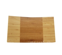 Nueva Bandeja de Servir Rectangular Moderna, Ecológica, de Bambú Japonés Tallado, de Una Sola Capa, para Restaurantes, en Oferta