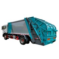 Camion compacteur de déchets Dongfeng 4x2 avec commande PLC à un bouton