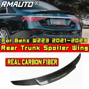 Pour Mercedes-Benz Classe S W223 S350 4 portes S480 S500 S680 2021-2024 Aileron arrière Kit carrosserie Spoiler de coffre arrière Accessoires auto - Product Image 1
