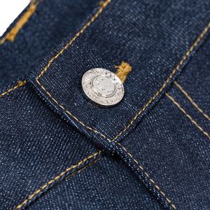 Ensemble 2 pièces TOPSHOW DENIM en coton épais personnalisé avec blocs de couleur et coutures vintage pour homme - Product Image 4