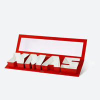 Blumenverpackungsbox mit Fenster Transparente Sichtbare Englische Schrift Premium Geschenkbox LOVE Dessertbox Recyceltes Papier Buchstabenförmig