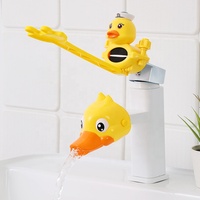 Dispositif pratique de cuisine de canard de dessin animé pour l'extension de robinet de lavage de bébé pour le lavage des mains d'enfants dans l'évier de salle de bain