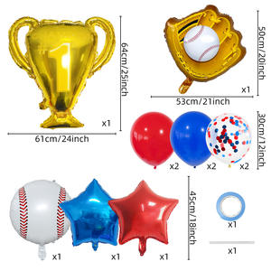 Trophée de Décoration de Fête de Championnat et Ballon Sportif pour la Célébration de la <span class=keywords><strong>Victoire</strong></span> au Football, au Baseball, au Basketball et au Soccer - Product Image 3