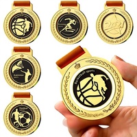 Médailles personnalisées pour enfants, étiquettes métalliques pour marathons, compétitions de football et de basketball, Journée sportive de la lecture, affichage rotatif