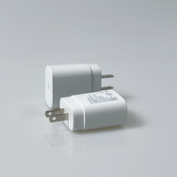 Kepala Pengisi Daya Super Cepat USB-C 10W untuk Ponsel Note10 EU/US PD dengan Output 5A Bahan PVC/ABS