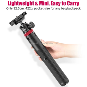 Ulanzi MT-44 verlängern Livestream Selfie Stick Stativ ständer 42-Zoll-Stativ mit Telefon halter vertikales Aufnahme telefon <span class=keywords><strong>DSLR</strong></span>-Stativ - Product Image 3