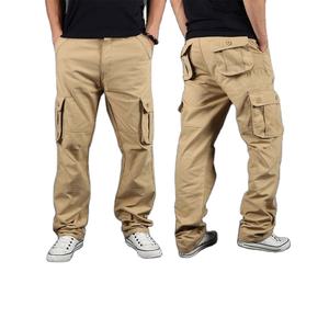Pantalones Cargo de Lona Gruesa para Hombre, Estilo Informal, para Senderismo, Caza, con Múltiples Bolsillos, Talla Grande, Proveedor BD - Product Image 1