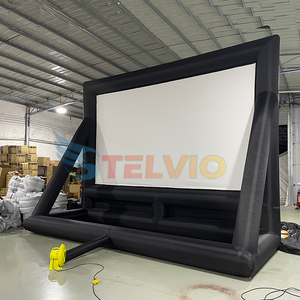 40ftx20ft Family Party 24ft Outdoor Portable Location Projecteur avant et arrière Drive-In Theater Écran de cinéma gonflable - Product Image 6