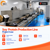Machine automatique de fabrication d'isolat de protéines de soja et de morceaux de soja, extrudeuse TVP, ligne de production haute capacité