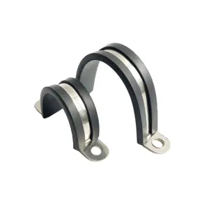 U-clamp with rubber quick locking system ventilation clamp For pipe fixing u type clamp