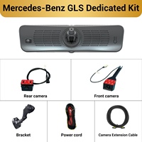Caméra de recul numérique 2K Sinjet pour Mercedes-Benz GLS avec Wi-Fi, type séparé, écran 9,2 pouces H10 Pro Mirror DashCam