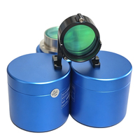 Nouvelle lentille de collimation et de focalisation avec support (alliage d'aluminium) pour tête de découpe laser à fibre BM115 - Outil d'alignement de la fibre