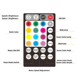 Kit de Luces LED RGBW de 16W para Techo de Auto, Lámpara de Techo de Fibra Óptica Sincronizada con 100/150/200 Hilos, Proyector de Cielo Estrellado Intermitente DIY - Product Image 4