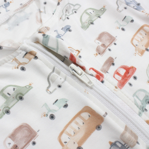 Combinaison <span class=keywords><strong>longue</strong></span> en bambou LionBear avec fermeture éclair, barboteuse à manches longues pour bébés garçons et filles, adaptée au printemps et à l'été - Product Image 5