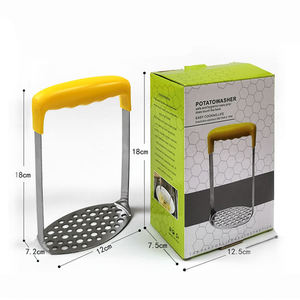 Máquina de Acero Inoxidable para Hacer Puré de Patatas, Triturador de Patatas, Herramienta para Frutas y Verduras, Accesorios de Cocina - Product Image 6