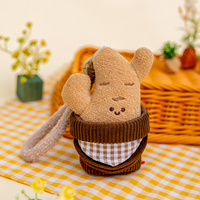 Pendentifs en peluche Ail et Gingembre, Plantes simulées, Pendentifs de sac à dos en peluche, Cadeau décoratif amusant, Jouets en peluche en forme de plante