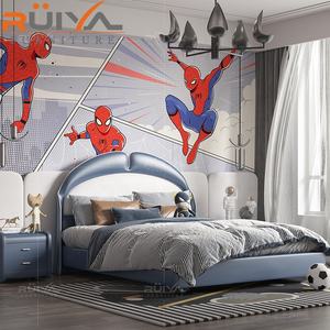 Foshan factory-<span class=keywords><strong>cama</strong></span> moderna con temática de Spider-Man para niños, casa de <span class=keywords><strong>cama</strong></span> moderna para niños, 2022 - Product Image 2