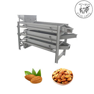 Industrielle Qualität 600-800 kg/std 380V 1.1KW Power Mandel mutter Triple Deck Vibrations sieb Sortierung Sortieren Screening Schälmaschine - Product Image 1