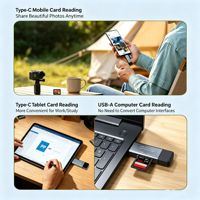 USB 3.0 Card Reader High-Speed TF SD Multi Card Reader Mini Type-C Computer Accessory Phone OTG Card Reader
