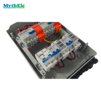 Boîtier de Combinaison Solaire IP65 2 Entrées 2 Sorties AC DC avec SPD MCB pour Système Photovoltaïque