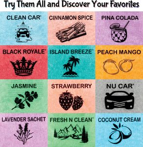 <span class=keywords><strong>D</strong></span>ésodorisant pour voiture 1 gaufre de chaque parfum - Pack avec des produits Ballard - Product Image 4