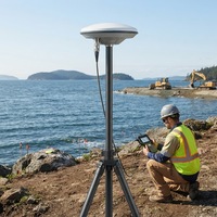 Antenne de relevé GNSS RTK multi-systèmes à gain élevé 5,5 dBi pleine fréquence avec connecteur TNC-K GPS L1/L2/L5 GLONASS G1/G2/G3 BeiDou