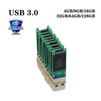 Clé USB avec puce PCBA, capacité réelle de 100 %, 8 Go, 16 Go, 32 Go, 64 Go, 3.0 Grade-A, testée H2