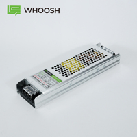 Alimentation LED 12V 350W IP20 pour intérieur, conception profilée, driver de commutation AC-DC pour écran LED semi-encastré