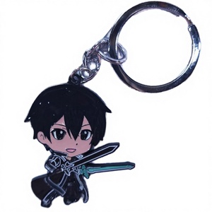 Porte-clés promotionnels en alliage <span class=keywords><strong>de</strong></span> zinc avec personnage <span class=keywords><strong>de</strong></span> dessin animé mignon <span class=keywords><strong>Sword</strong></span> <span class=keywords><strong>Art</strong></span> <span class=keywords><strong>Online</strong></span>, impression en relief - Product Image 2