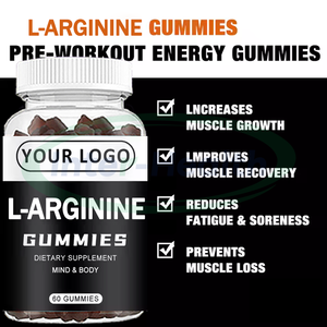 Ausreson L-Arginine Fitness & Body Suppléments de santé nutritionnels Pré-entraînement l Gommes au chlorhydrate d'arginine Hcl - Product Image 3