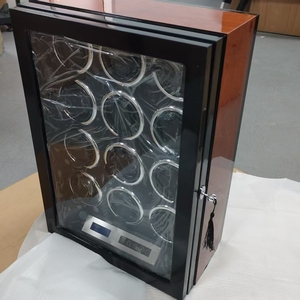 Automatic <strong>Watch</strong> Safe <strong>Box</strong> Fingerprint Unlock Adjustable <strong>Watch</strong> Pillow Screen 12 Slot <strong>Watch</strong> <strong>Winder</strong> - Product Image 5