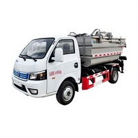 Camion à ordures auto-chargeur Dongfeng Huashen à énergie nouvelle, 4 mètres cubes, compact, entièrement électrique, pour la collecte des déchets sanitaires