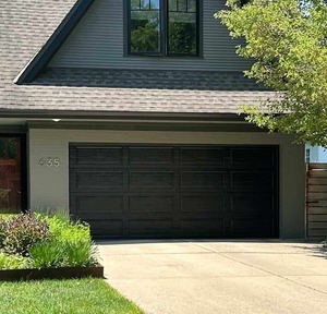 <span class=keywords><strong>Porte</strong></span> <span class=keywords><strong>de</strong></span> <span class=keywords><strong>garage</strong></span> <span class=keywords><strong>motorisée</strong></span> en acier galvanisé avec cadre en aluminium contemporain élégant et verre trempé - Product Image 5