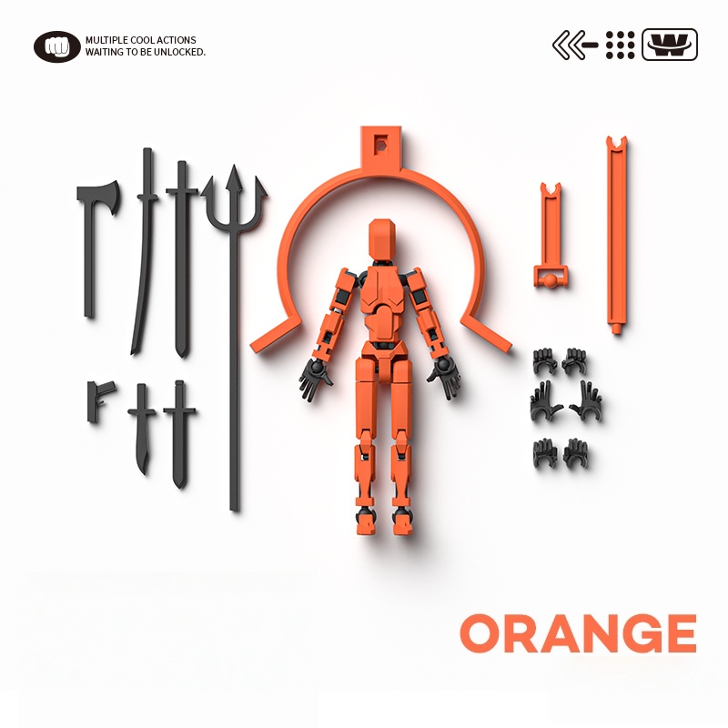 2#orange-unassembled kit