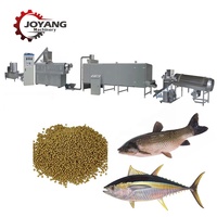 Machine de traitement automatique de flocons d'aliments pour poissons tropicaux JOYANG, extrudeuse d'aliments pour animaux de compagnie en acier inoxydable, ligne de traitement haute capacité