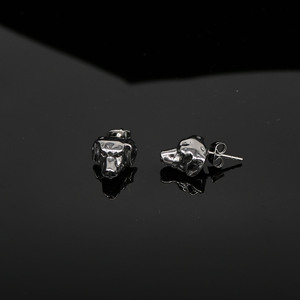 Yunnique Boucles d'oreilles en forme de chien dalmatien en acier titane, bijoux de mode pour hommes et femmes - Product Image 4