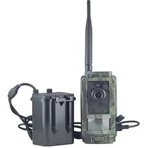 IP68防水0 3s拍摄夜视数字步道4g红外狩猎摄像机实时视频动物陷阱电池供电