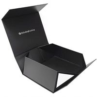 Boîte cadeau pliante en papier magnétique de luxe personnalisée pour entreprise