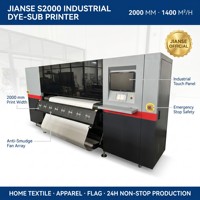 Impresora de Sublimación Industrial Jianse S2000 de 2 m de Ancho, 8 Colores, Alta Velocidad, Máquina de Impresión Textil Digital, Venta al Por Mayor OEM